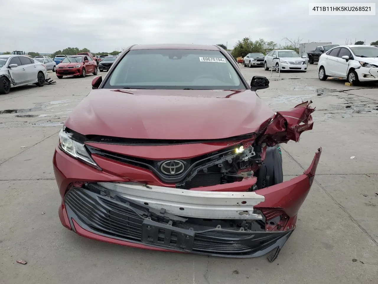 4T1B11HK5KU268521 2019 Toyota Camry L