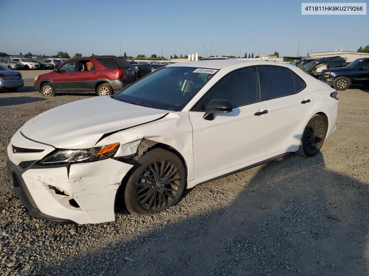 4T1B11HK8KU279268 2019 Toyota Camry L