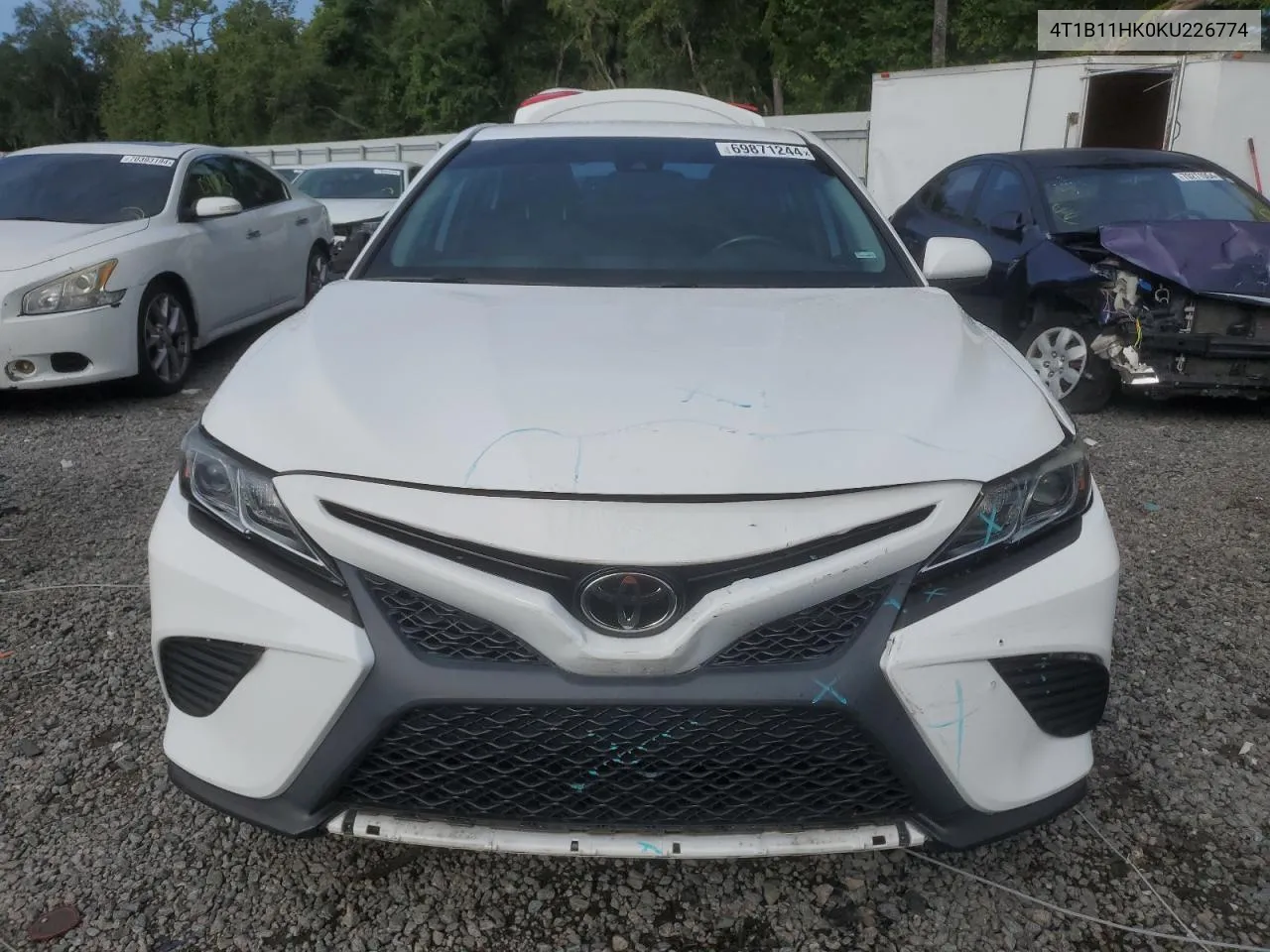 2019 Toyota Camry L VIN: 4T1B11HK0KU226774 Lot: 69871244