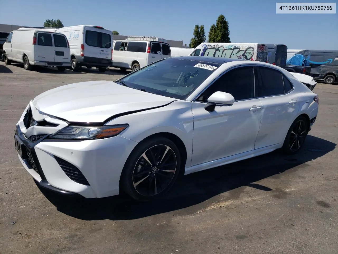 2019 Toyota Camry Xse VIN: 4T1B61HK1KU759766 Lot: 69897764