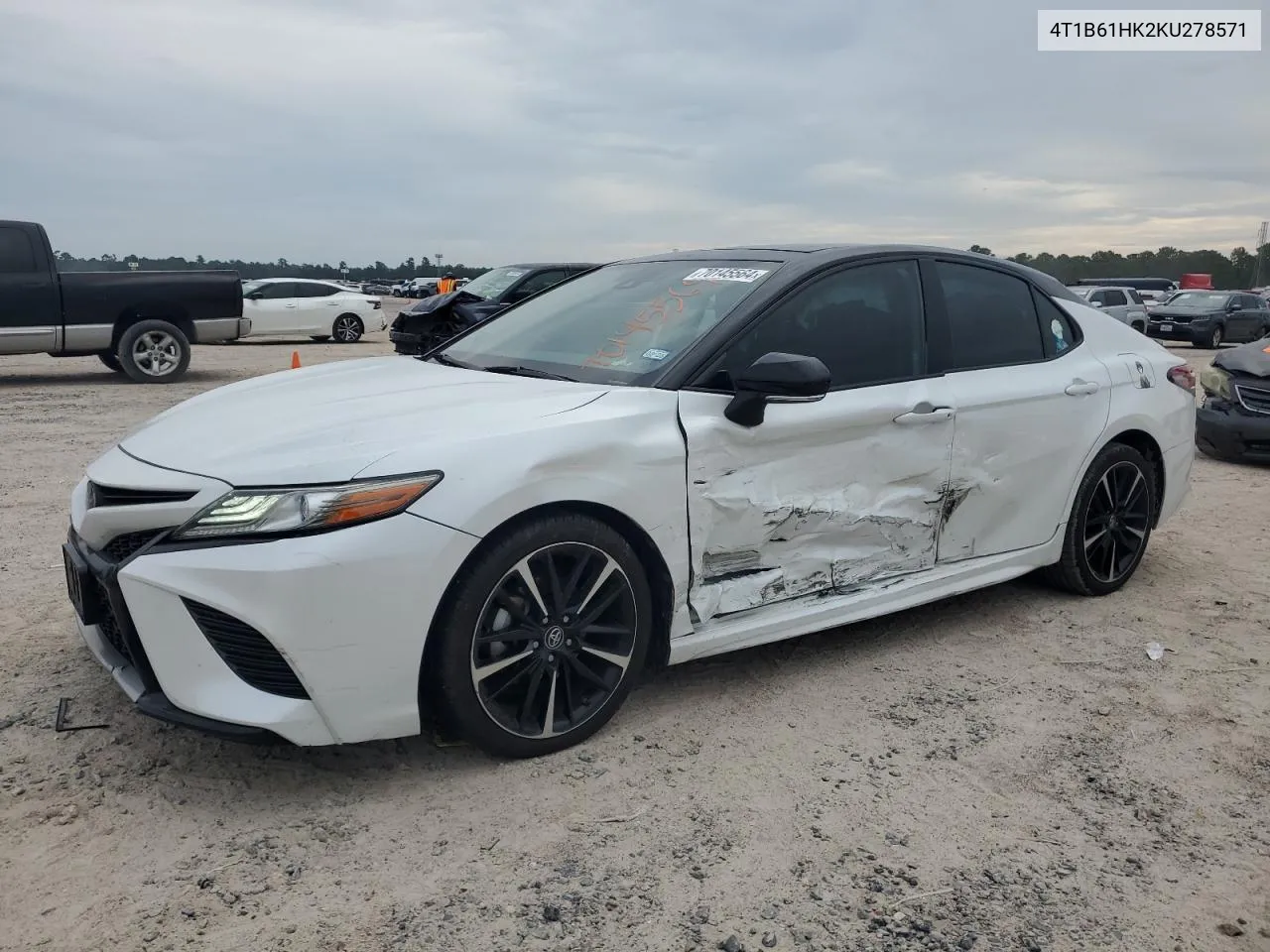 2019 Toyota Camry Xse VIN: 4T1B61HK2KU278571 Lot: 70145564