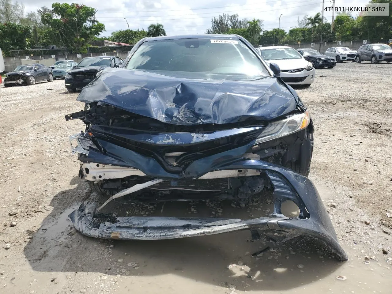 2019 Toyota Camry L VIN: 4T1B11HK6KU815487 Lot: 70209454