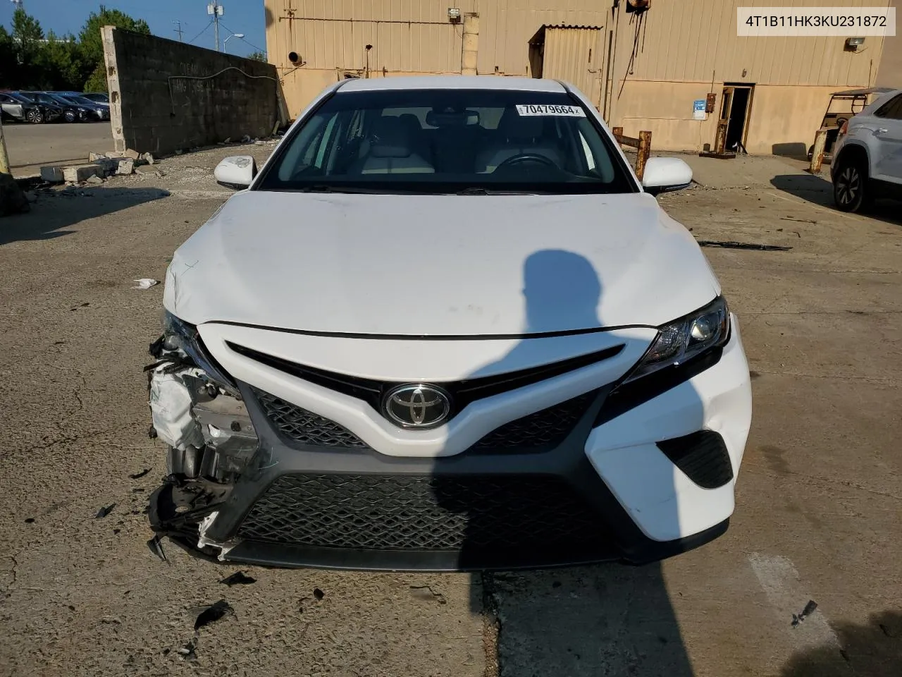 2019 Toyota Camry L VIN: 4T1B11HK3KU231872 Lot: 70479664