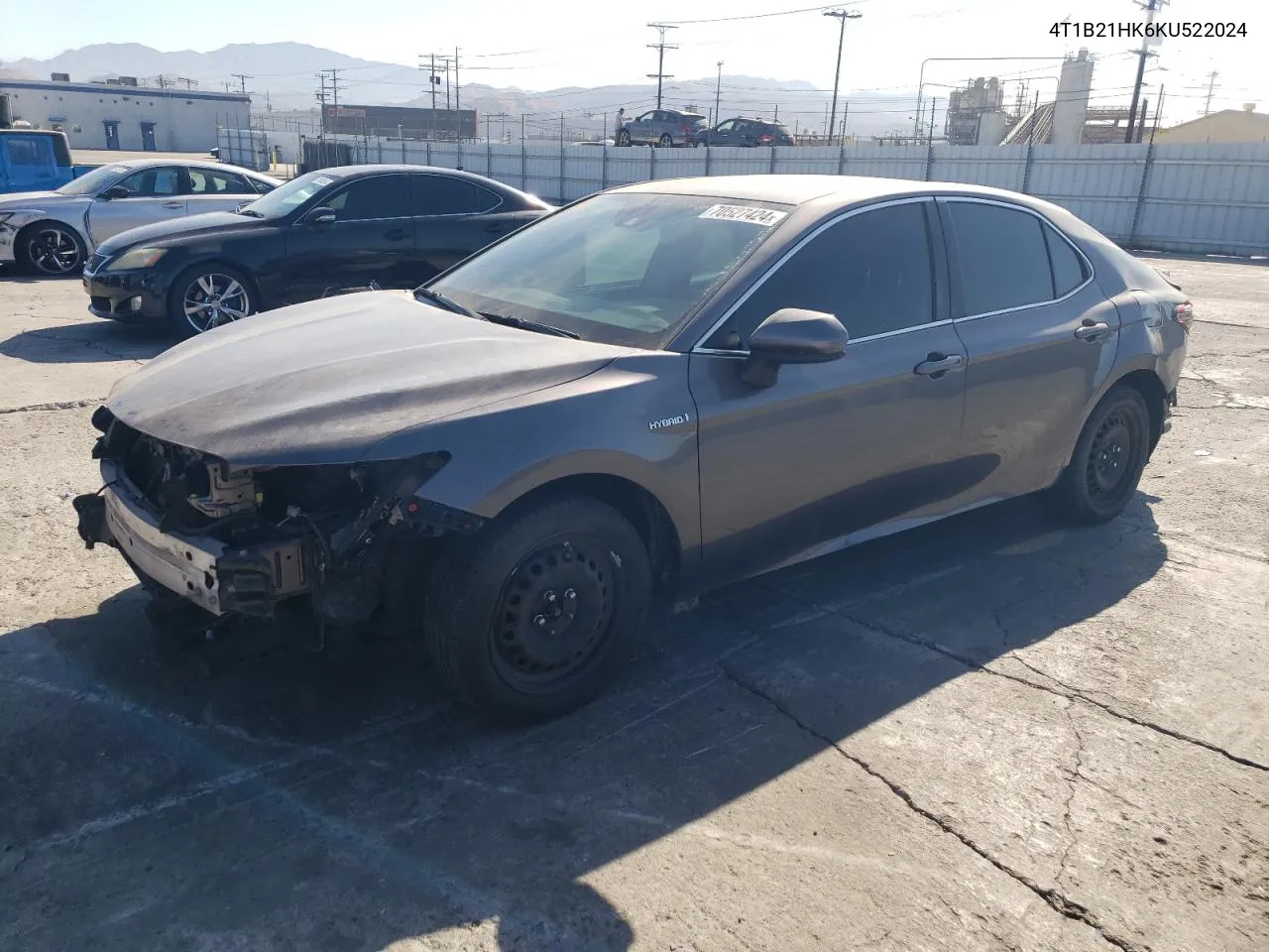 2019 Toyota Camry Hybrid VIN: 4T1B21HK6KU522024 Lot: 70527424