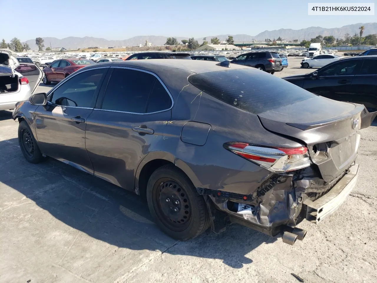 2019 Toyota Camry Hybrid VIN: 4T1B21HK6KU522024 Lot: 70527424