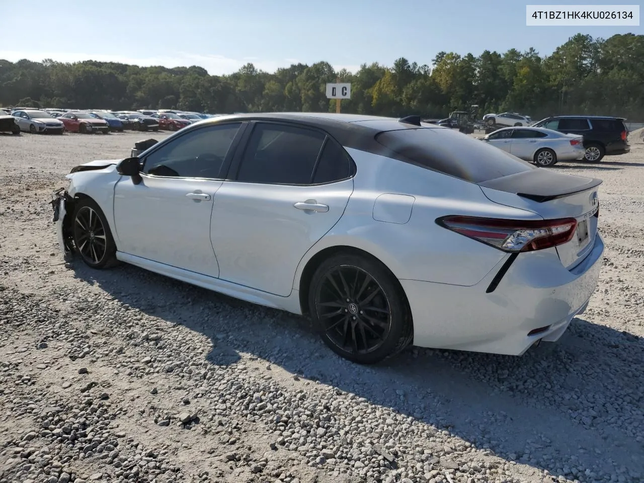 2019 Toyota Camry Xse VIN: 4T1BZ1HK4KU026134 Lot: 70597874