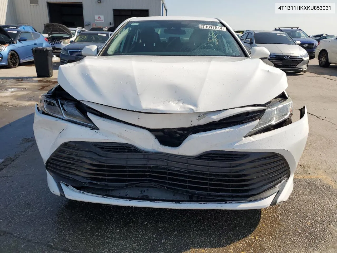 2019 Toyota Camry L VIN: 4T1B11HKXKU853031 Lot: 71017514