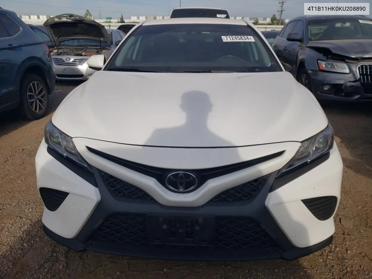 2019 Toyota Camry L VIN: 4T1B11HK0KU208890 Lot: 71245834