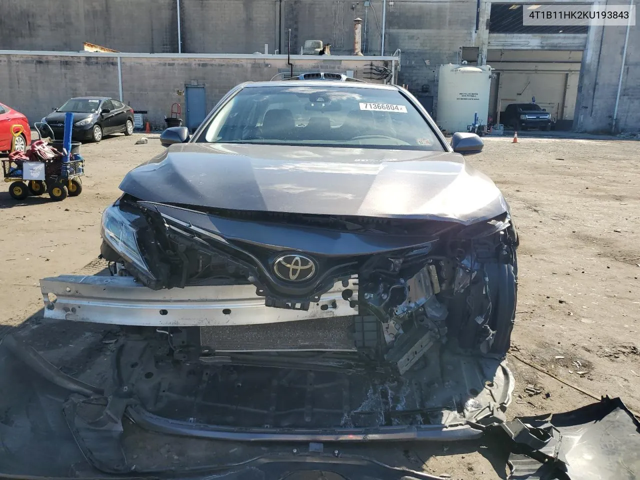 4T1B11HK2KU193843 2019 Toyota Camry L