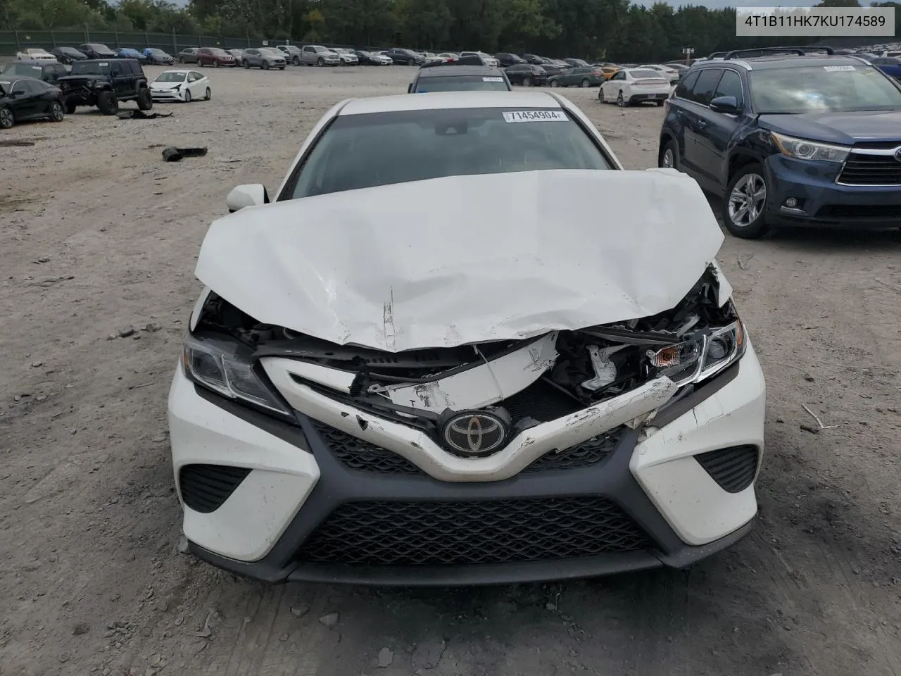 4T1B11HK7KU174589 2019 Toyota Camry L