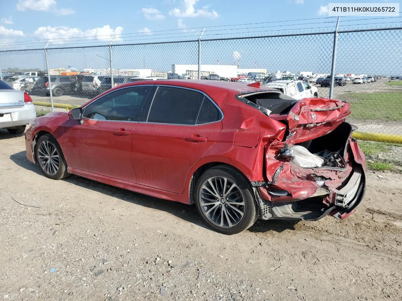 4T1B11HK0KU265722 2019 Toyota Camry L