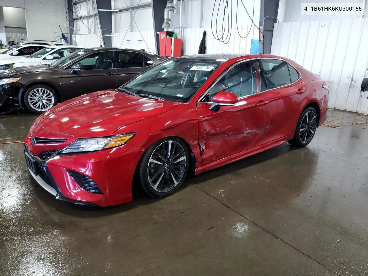 2019 Toyota Camry Xse VIN: 4T1B61HK6KU300166 Lot: 71662154