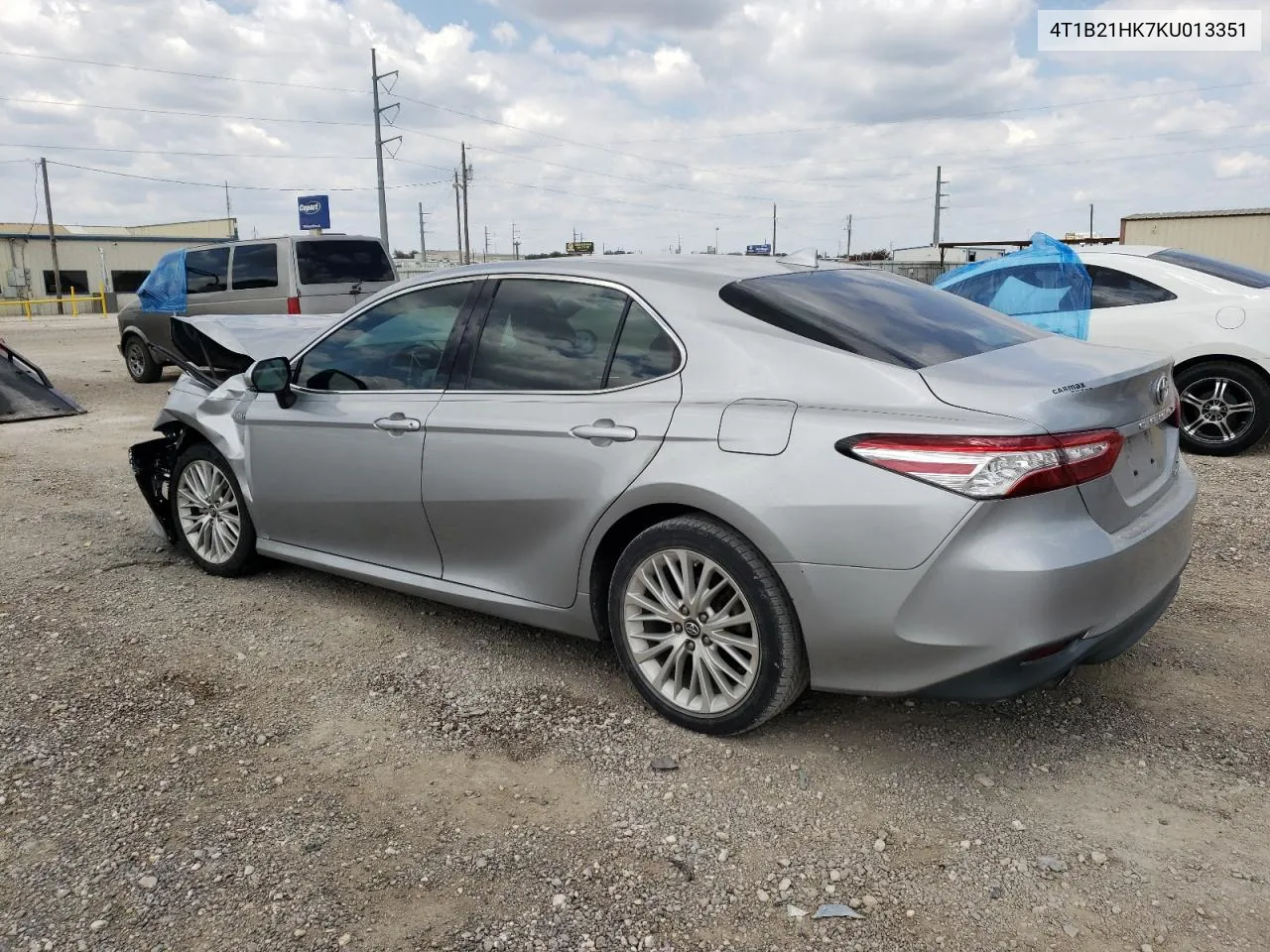 2019 Toyota Camry Hybrid VIN: 4T1B21HK7KU013351 Lot: 71685094