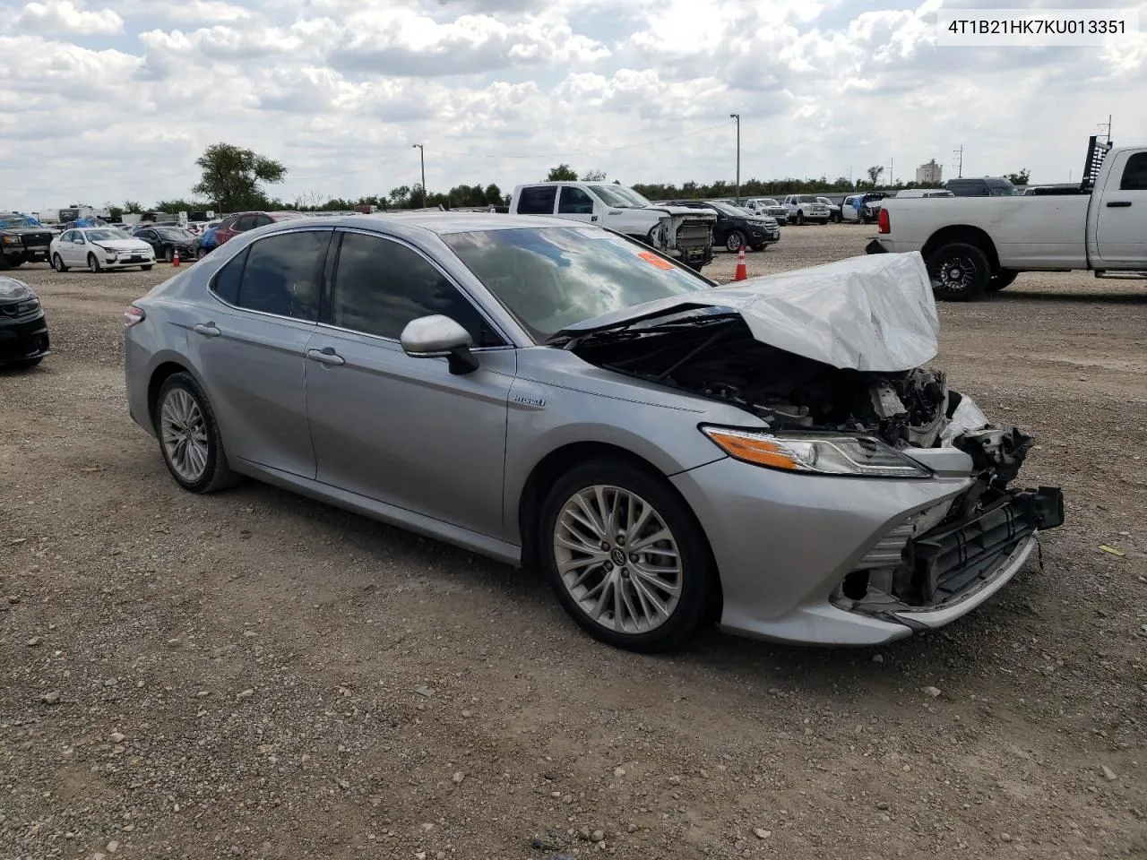 4T1B21HK7KU013351 2019 Toyota Camry Hybrid