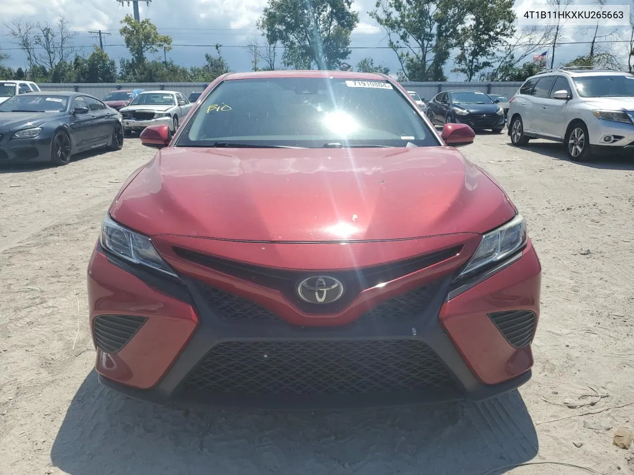 4T1B11HKXKU265663 2019 Toyota Camry L