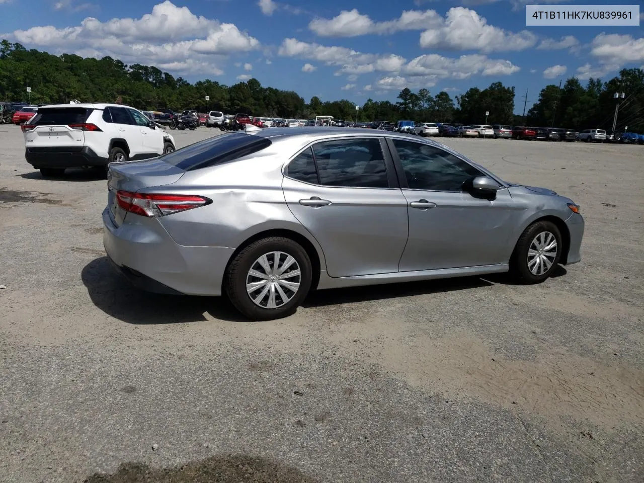 4T1B11HK7KU839961 2019 Toyota Camry L