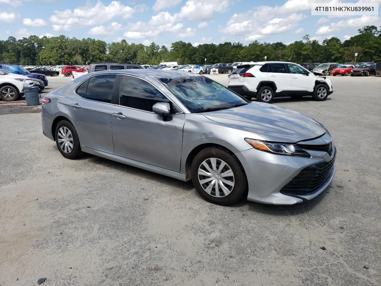 2019 Toyota Camry L VIN: 4T1B11HK7KU839961 Lot: 71938314