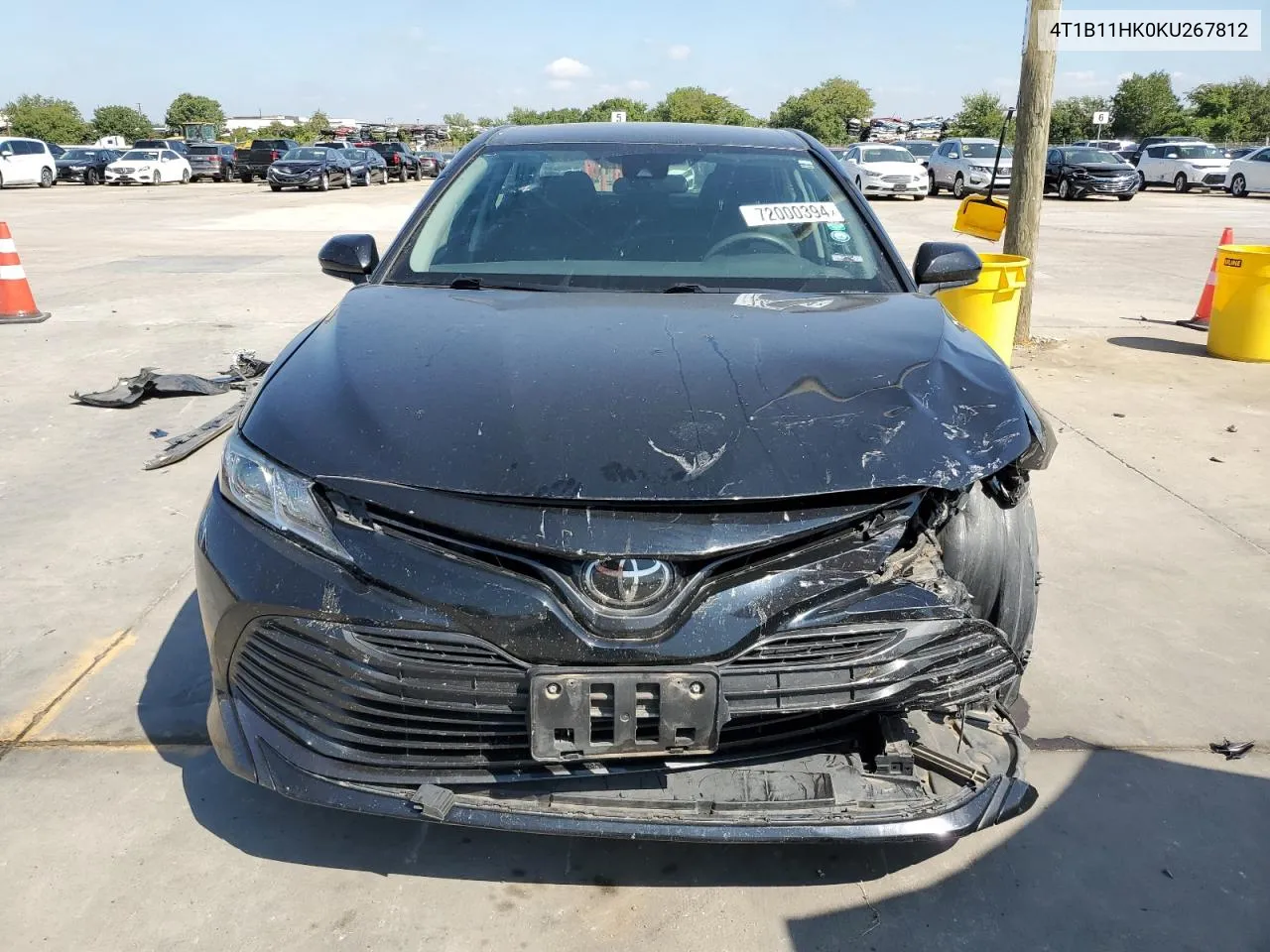 4T1B11HK0KU267812 2019 Toyota Camry L