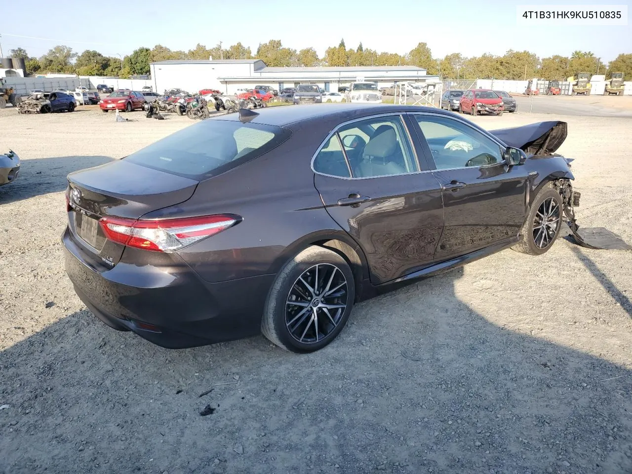 2019 Toyota Camry Le VIN: 4T1B31HK9KU510835 Lot: 72026674