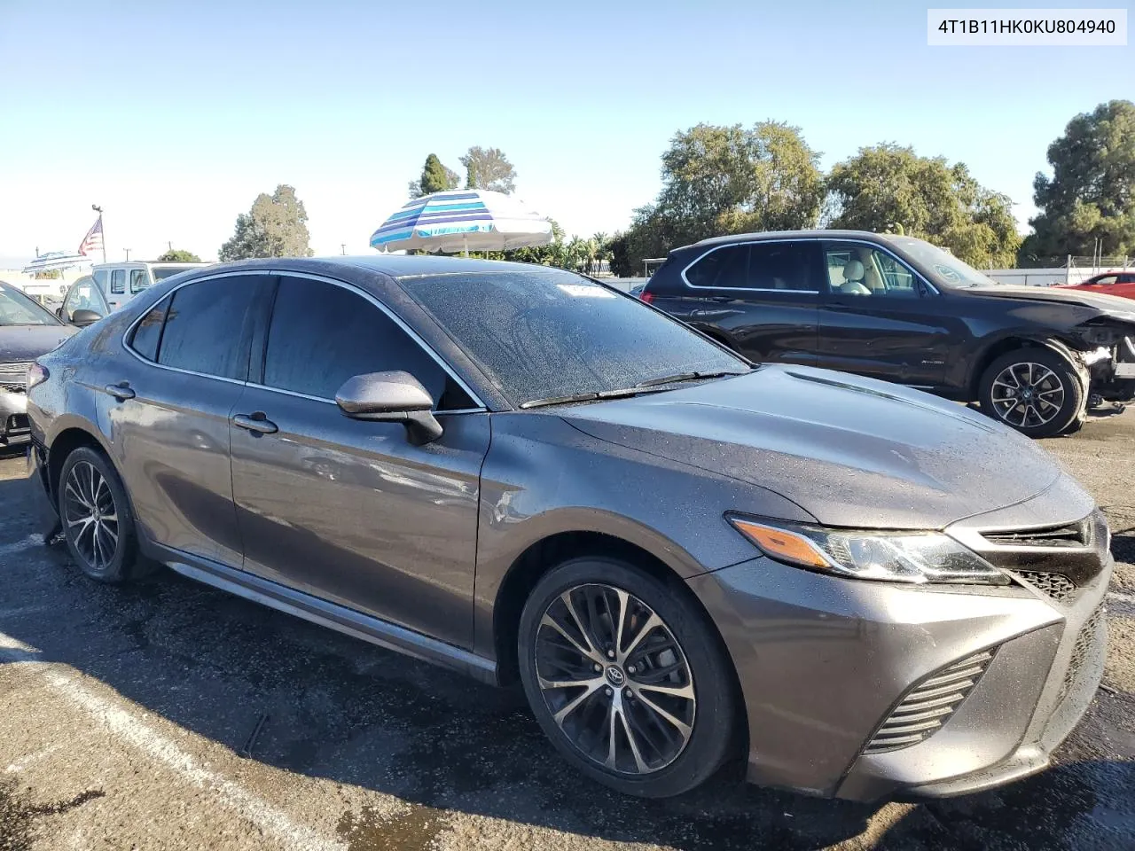 2019 Toyota Camry L VIN: 4T1B11HK0KU804940 Lot: 72181314