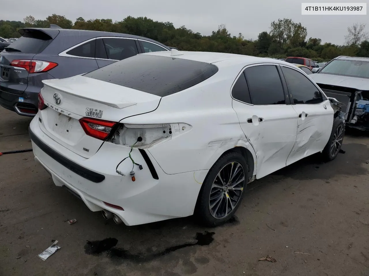 4T1B11HK4KU193987 2019 Toyota Camry L