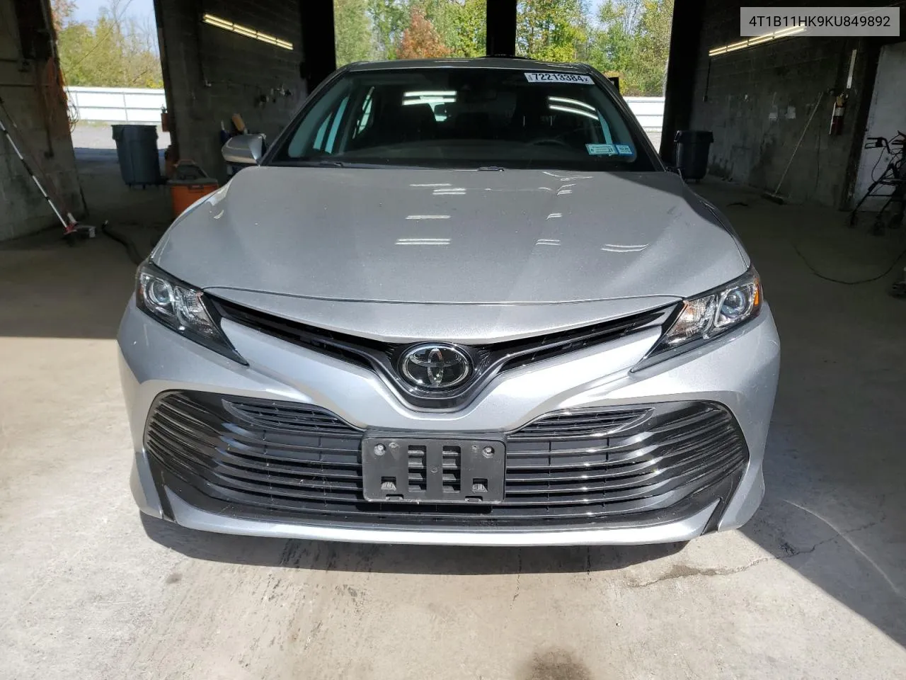 2019 Toyota Camry L VIN: 4T1B11HK9KU849892 Lot: 72213384