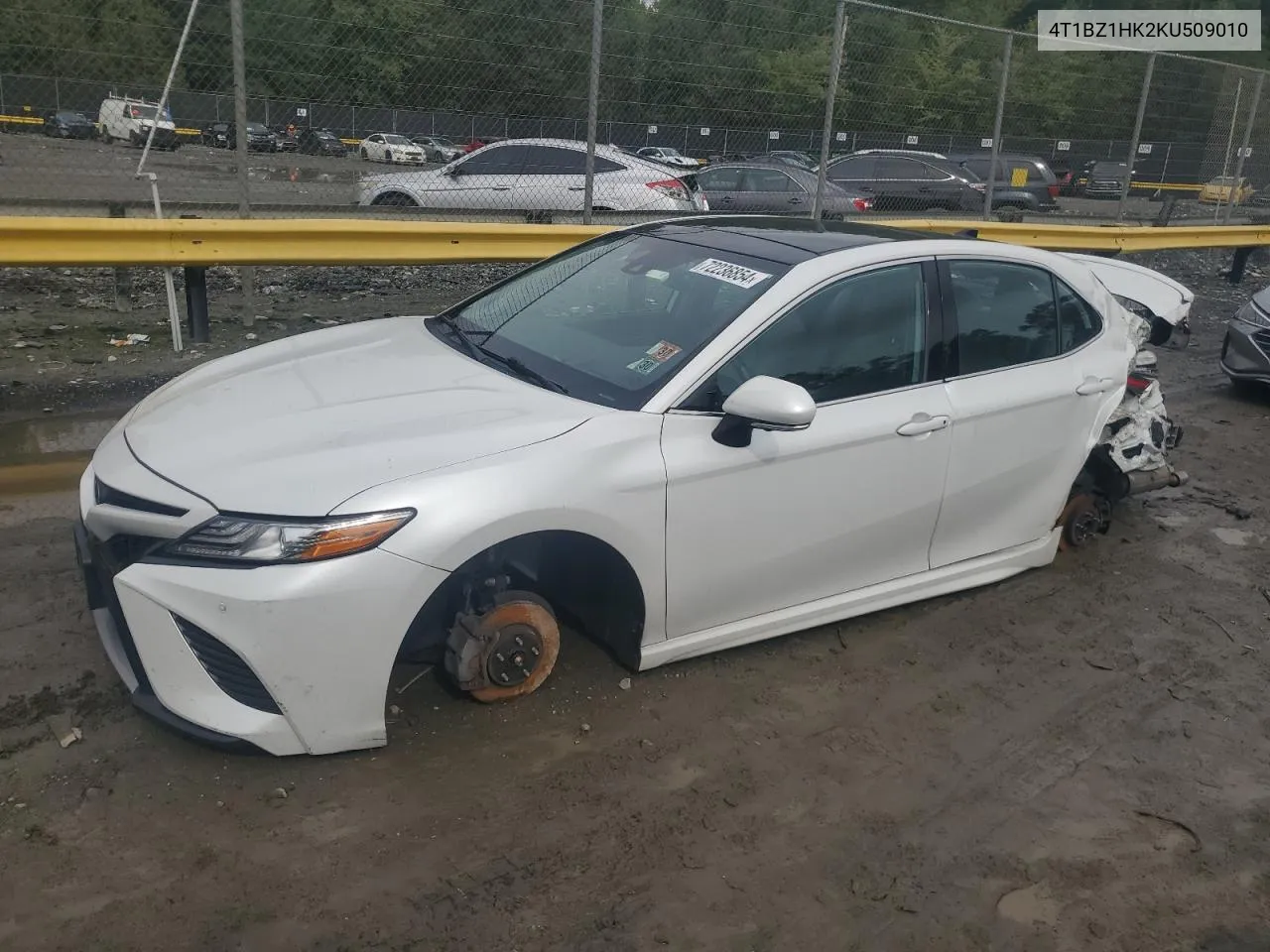 2019 Toyota Camry Xse VIN: 4T1BZ1HK2KU509010 Lot: 72236854