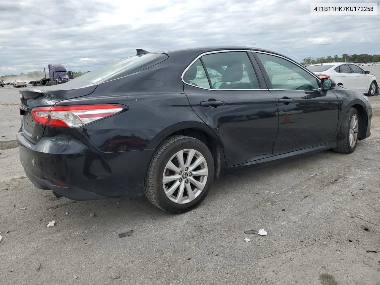 4T1B11HK7KU172258 2019 Toyota Camry L