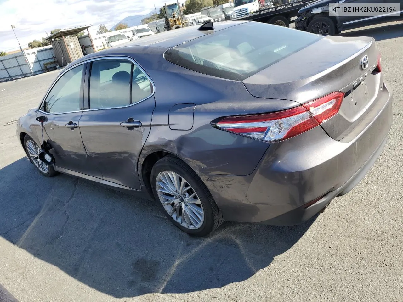 2019 Toyota Camry Xse VIN: 4T1BZ1HK2KU022194 Lot: 72269734