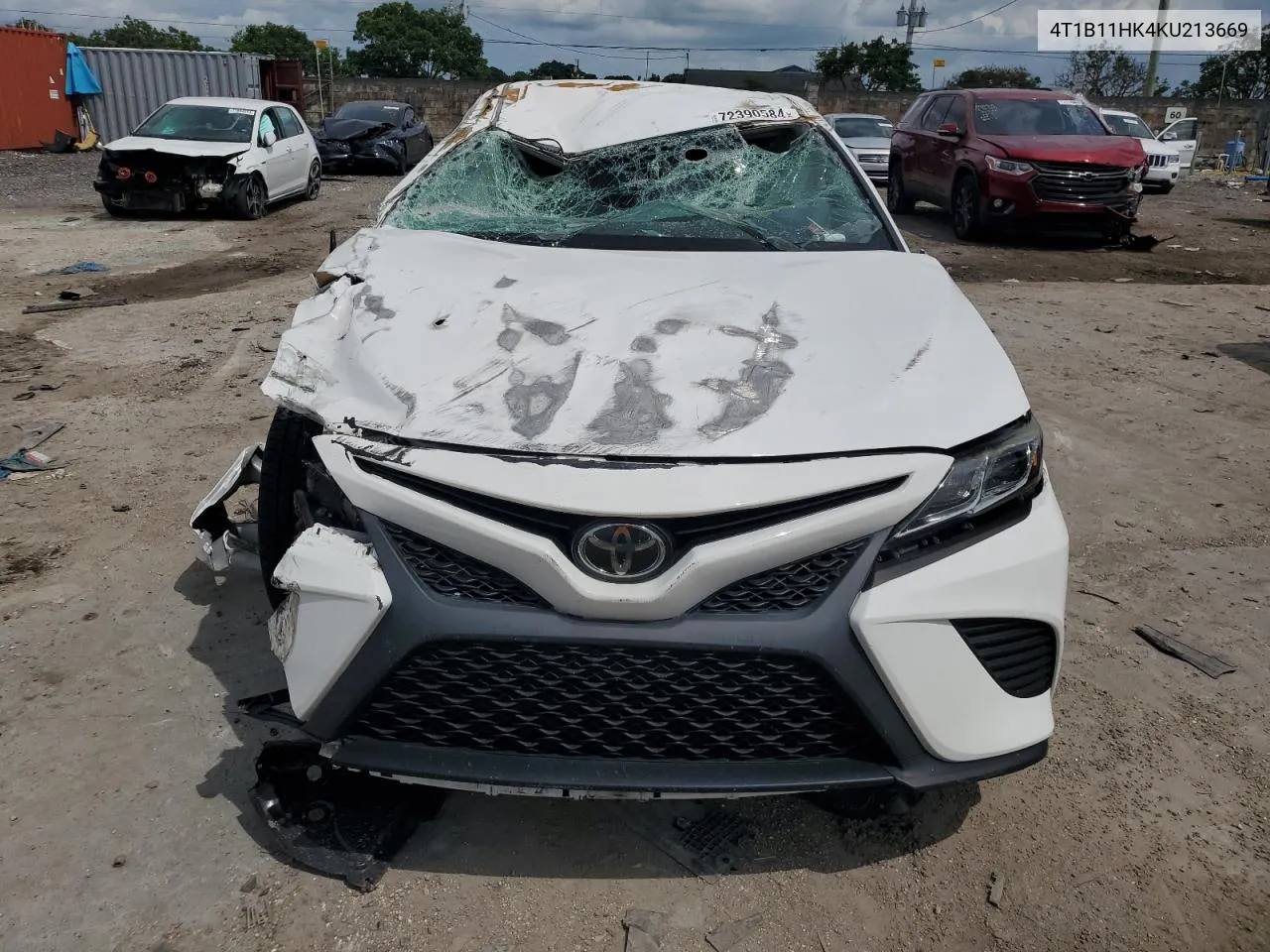 2019 Toyota Camry L VIN: 4T1B11HK4KU213669 Lot: 72390584