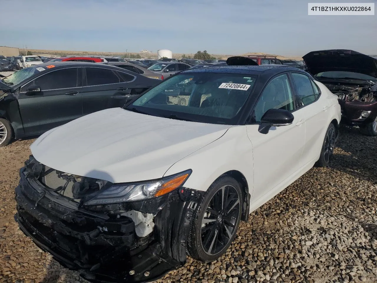 2019 Toyota Camry Xse VIN: 4T1BZ1HKXKU022864 Lot: 72420844