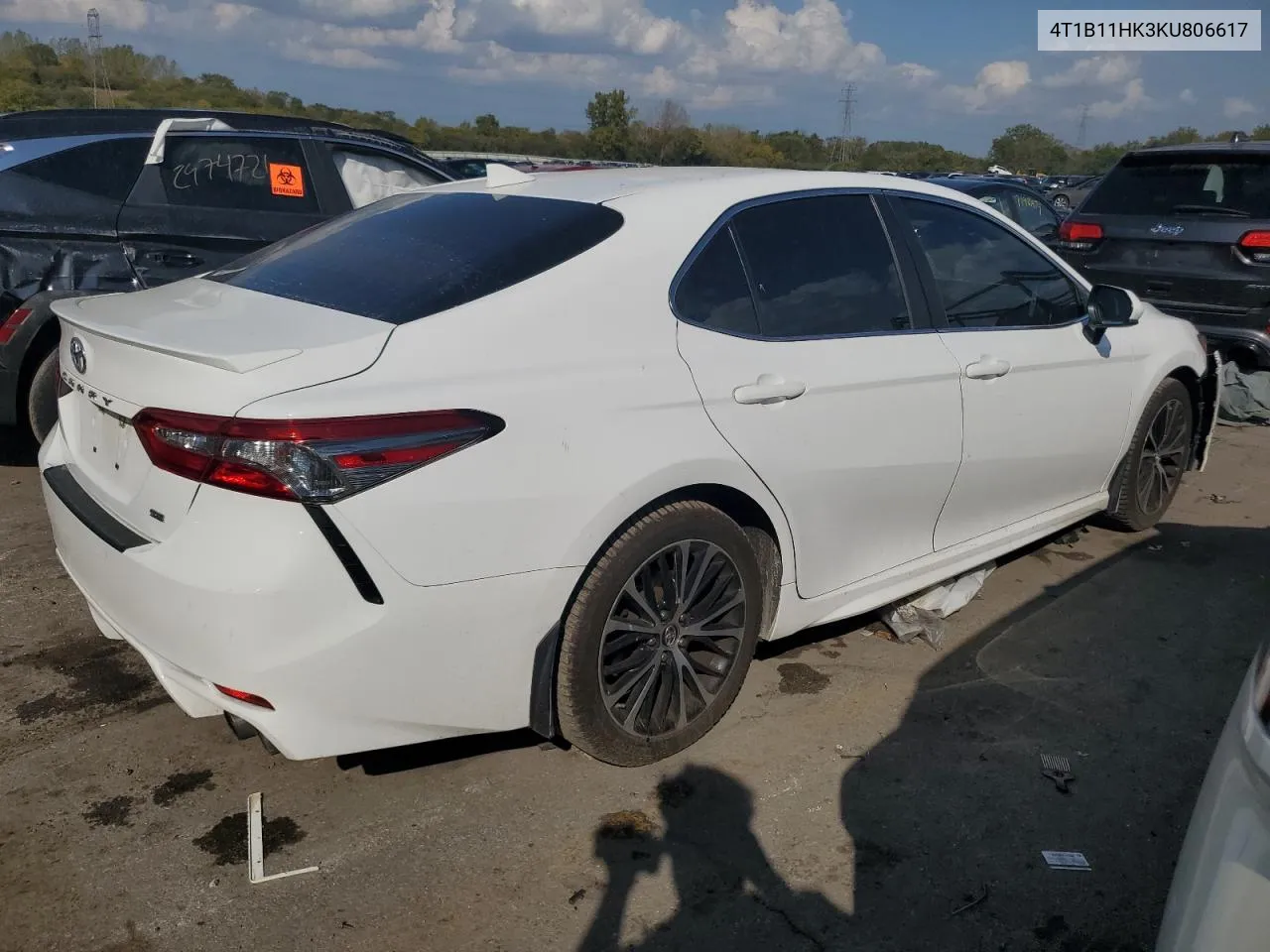 2019 Toyota Camry L VIN: 4T1B11HK3KU806617 Lot: 72450654