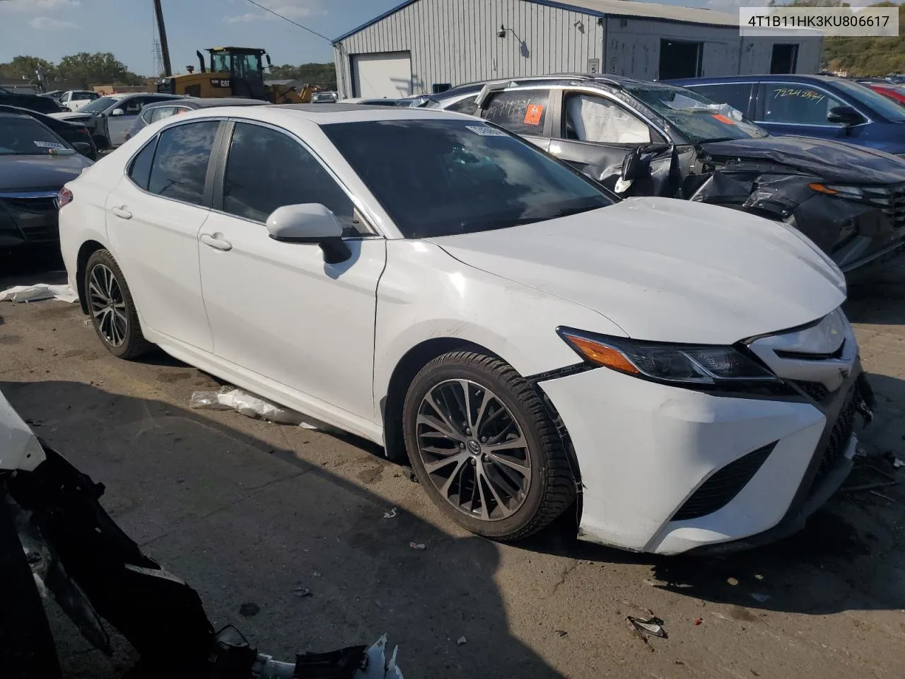 2019 Toyota Camry L VIN: 4T1B11HK3KU806617 Lot: 72450654