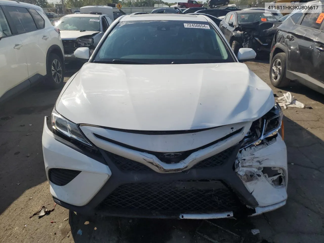 2019 Toyota Camry L VIN: 4T1B11HK3KU806617 Lot: 72450654