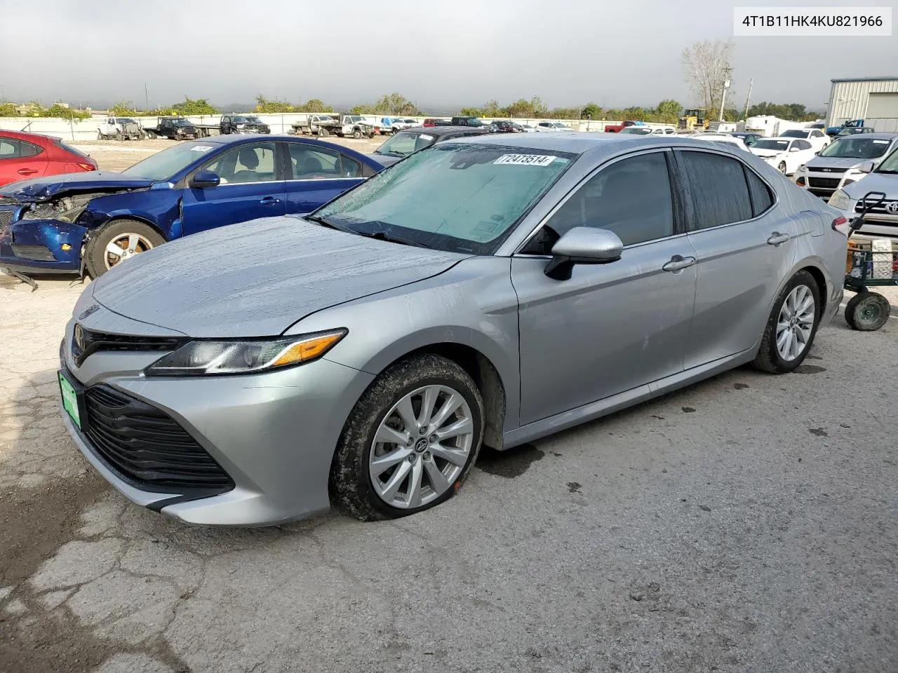 2019 Toyota Camry L VIN: 4T1B11HK4KU821966 Lot: 72473514