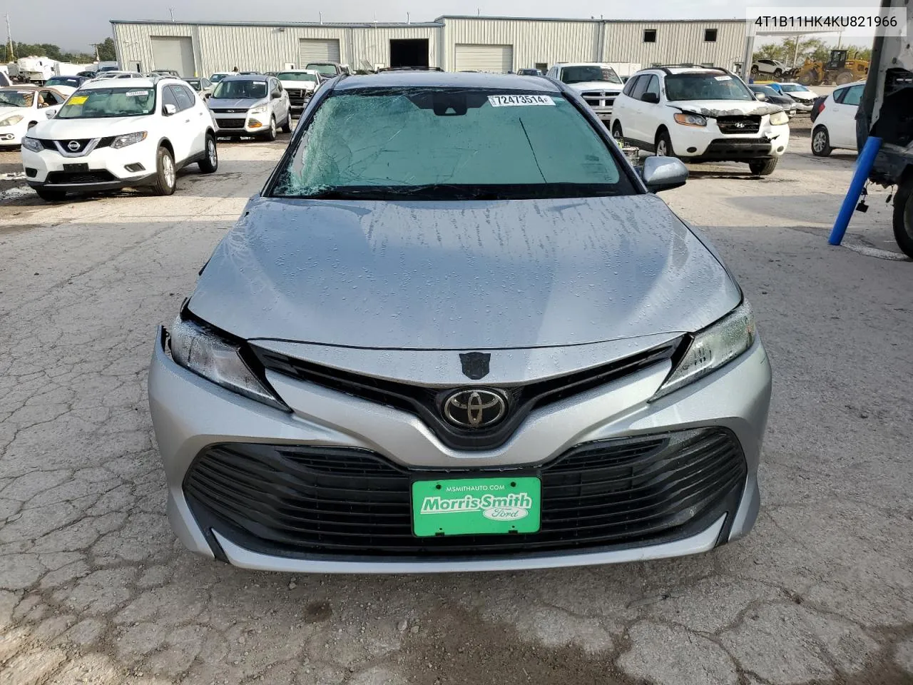 2019 Toyota Camry L VIN: 4T1B11HK4KU821966 Lot: 72473514