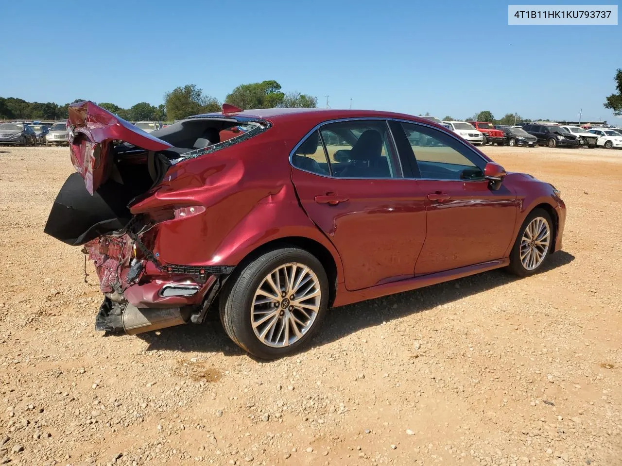 2019 Toyota Camry L VIN: 4T1B11HK1KU793737 Lot: 72533714