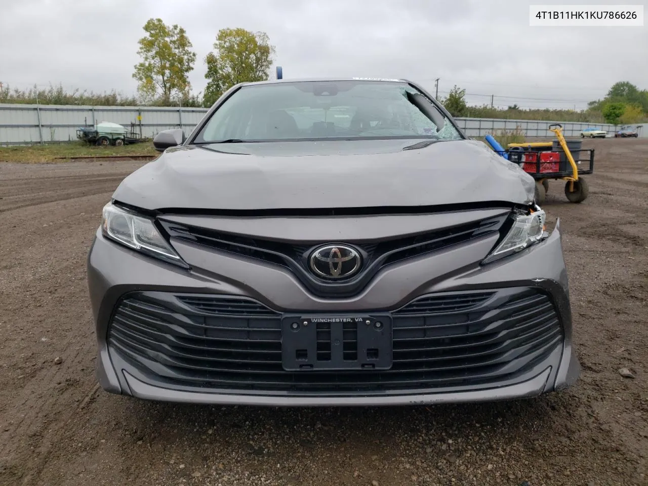 2019 Toyota Camry L VIN: 4T1B11HK1KU786626 Lot: 72709334