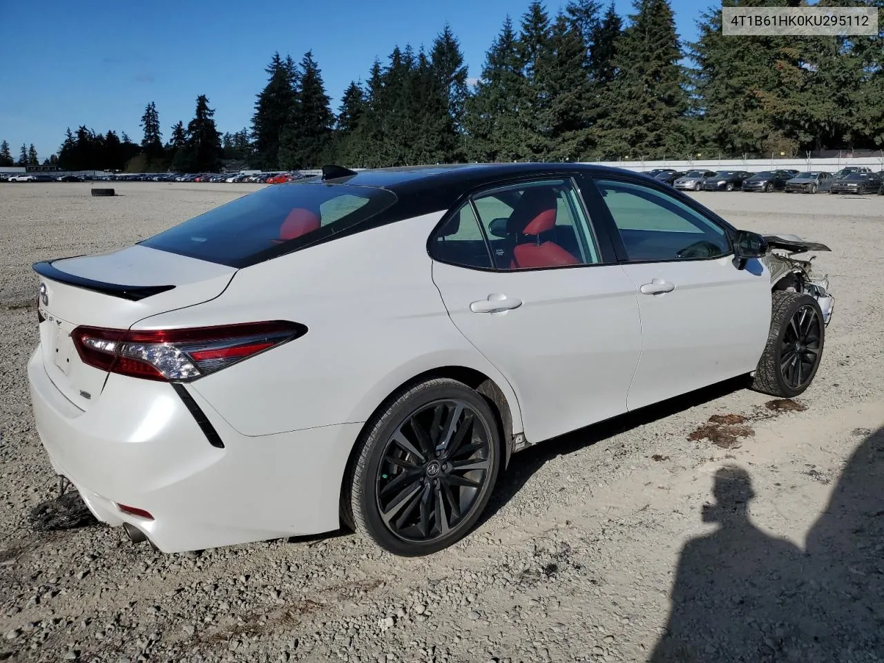 2019 Toyota Camry Xse VIN: 4T1B61HK0KU295112 Lot: 72808104