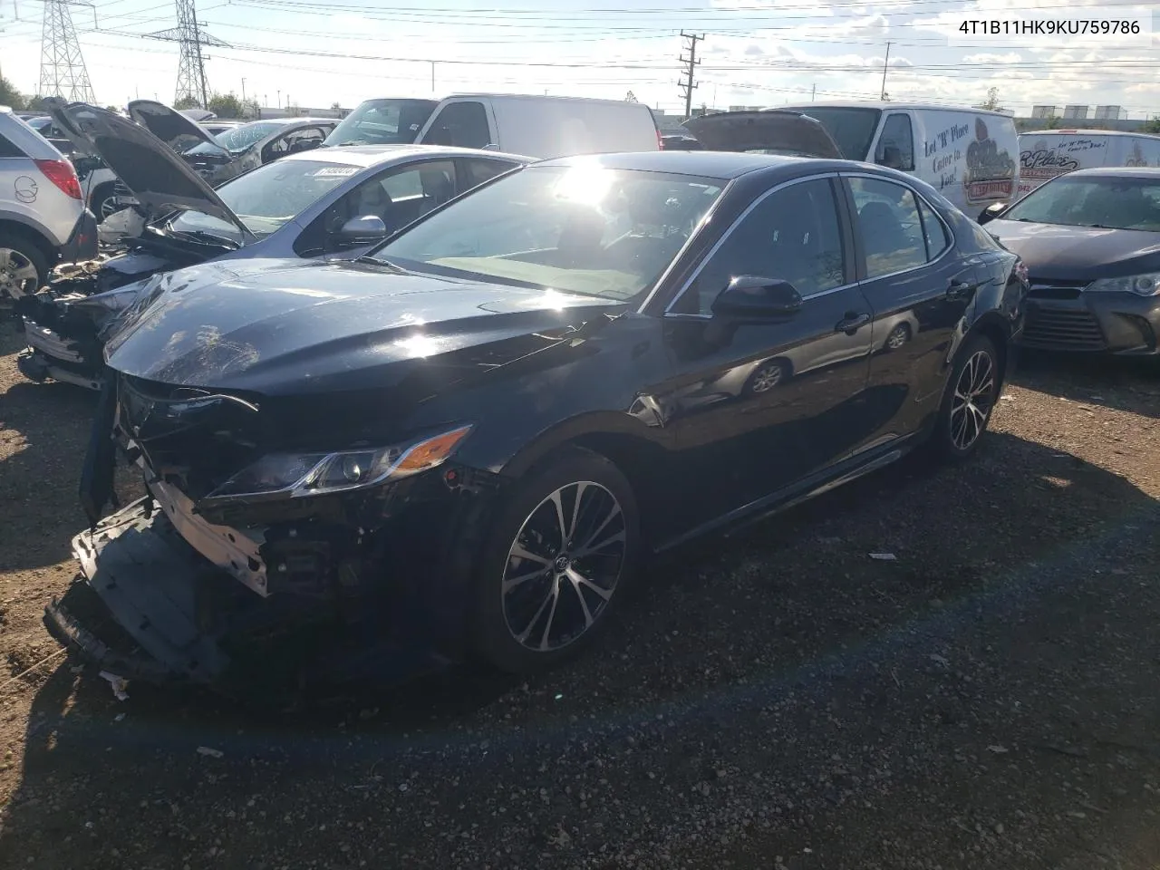 2019 Toyota Camry L VIN: 4T1B11HK9KU759786 Lot: 72987194