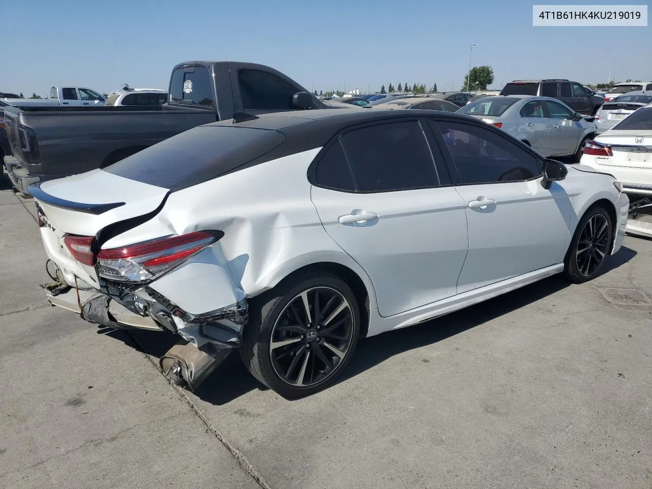 2019 Toyota Camry Xse VIN: 4T1B61HK4KU219019 Lot: 73029524