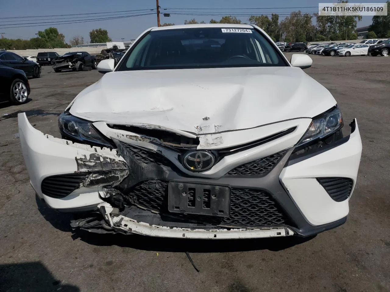 2019 Toyota Camry L VIN: 4T1B11HK5KU186109 Lot: 73127204