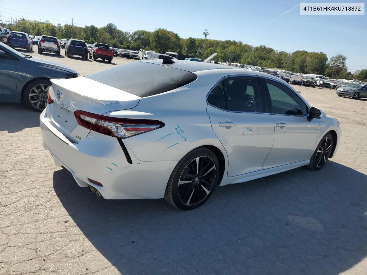 2019 Toyota Camry Xse VIN: 4T1B61HK4KU718872 Lot: 73378774