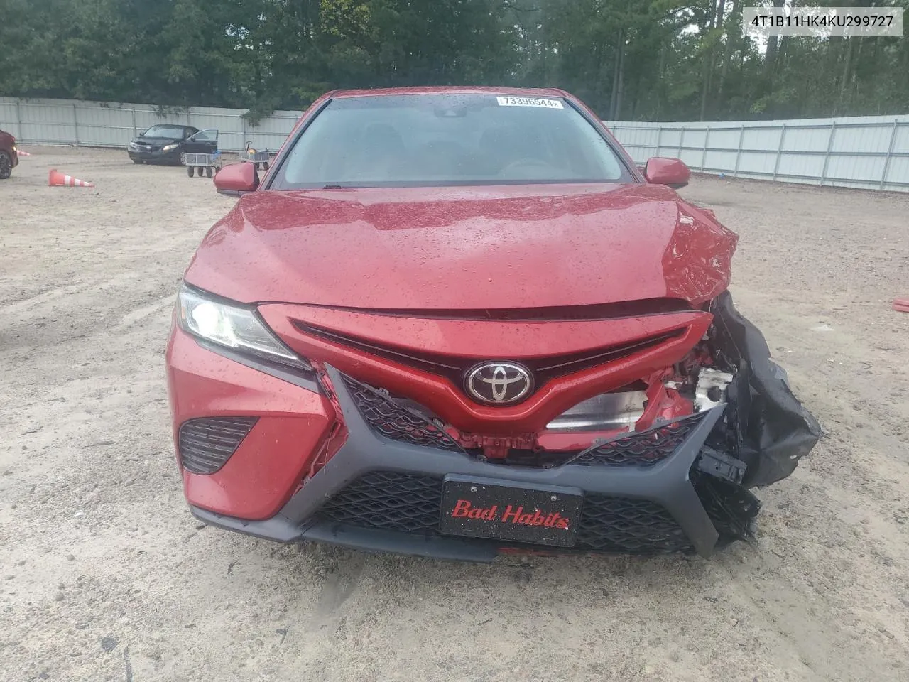 4T1B11HK4KU299727 2019 Toyota Camry L