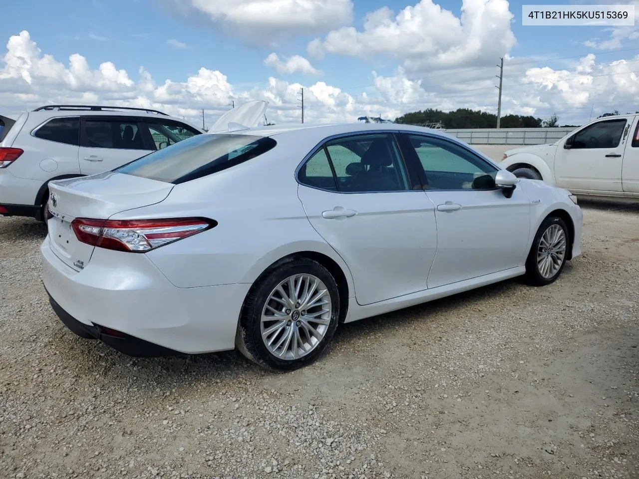 2019 Toyota Camry Hybrid VIN: 4T1B21HK5KU515369 Lot: 73615164