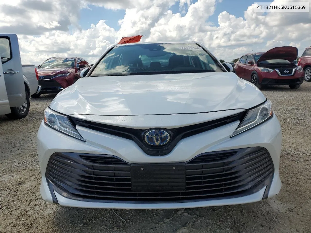 2019 Toyota Camry Hybrid VIN: 4T1B21HK5KU515369 Lot: 73615164