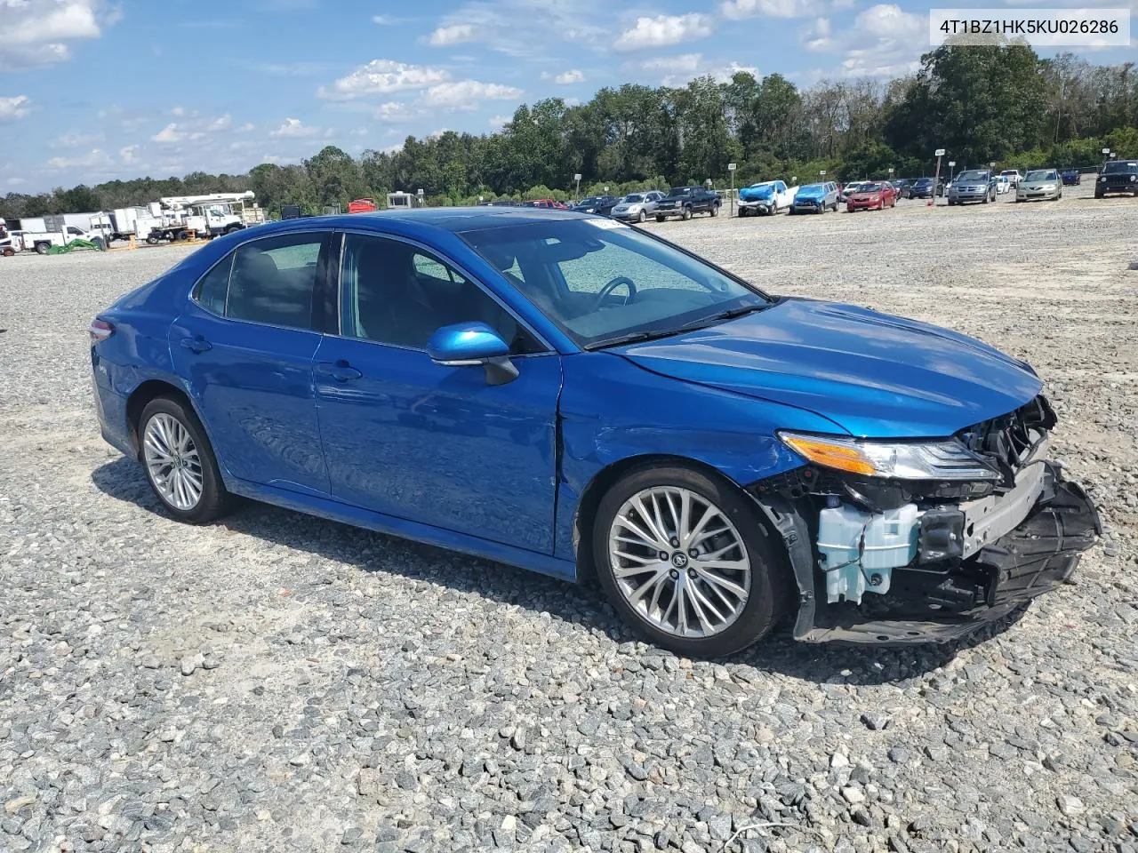 2019 Toyota Camry Xse VIN: 4T1BZ1HK5KU026286 Lot: 73711464