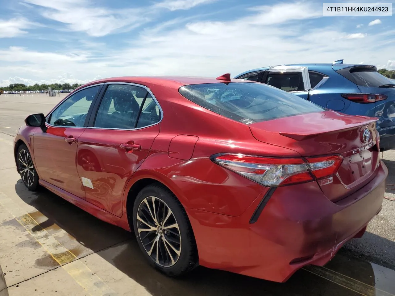 4T1B11HK4KU244923 2019 Toyota Camry L