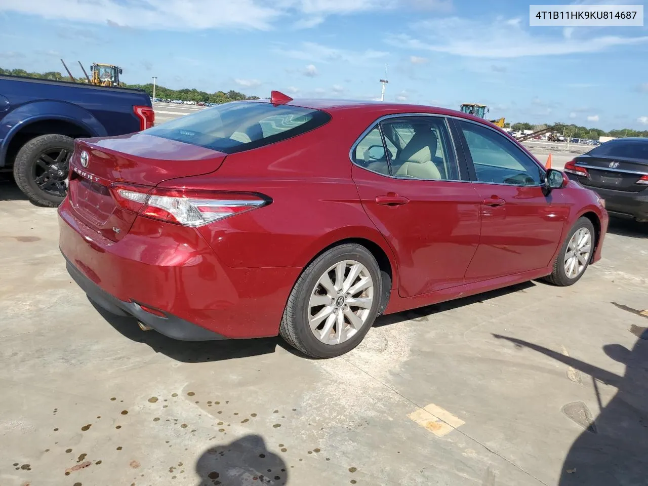 2019 Toyota Camry L VIN: 4T1B11HK9KU814687 Lot: 73849684