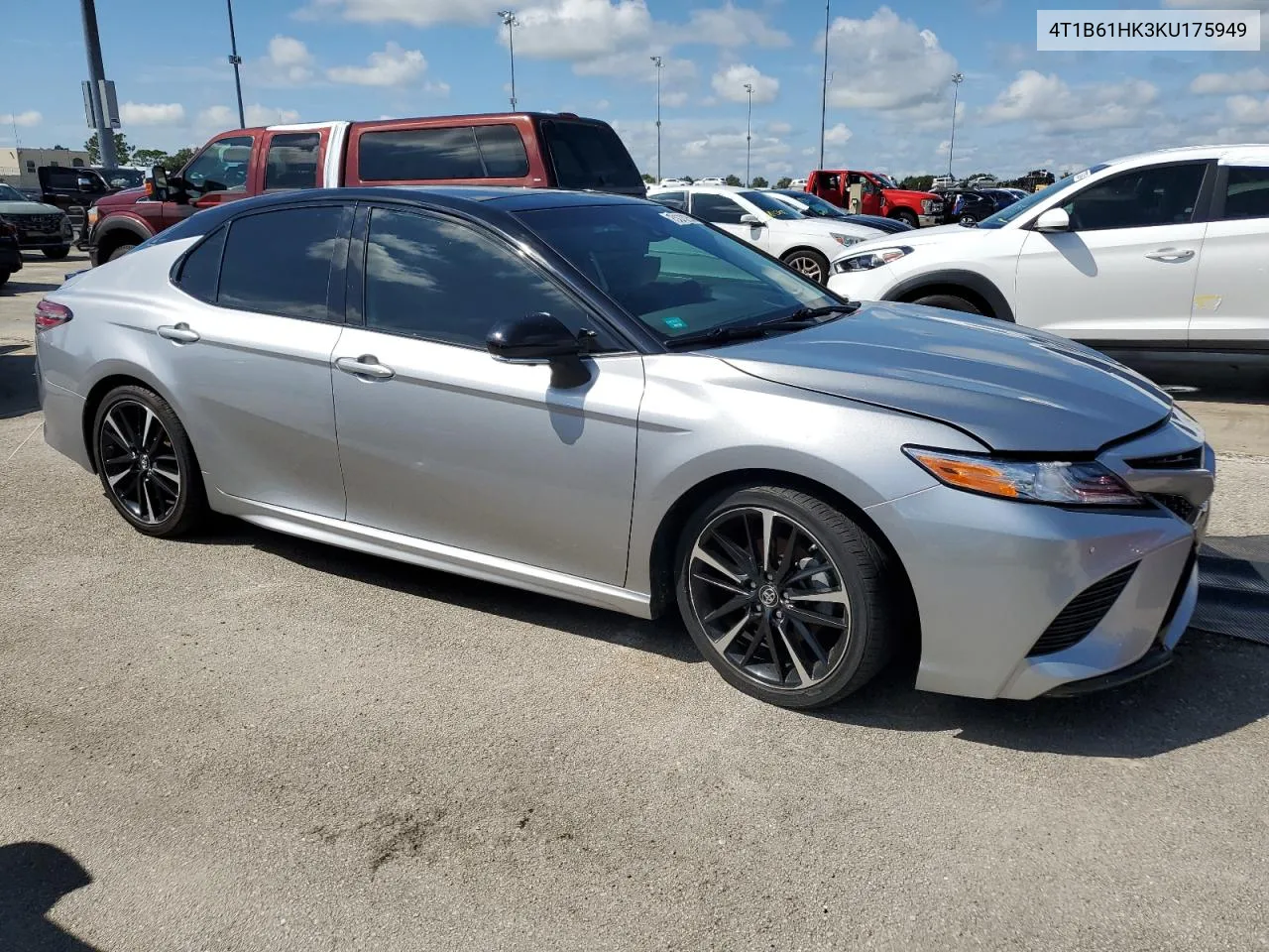 2019 Toyota Camry Xse VIN: 4T1B61HK3KU175949 Lot: 73870254